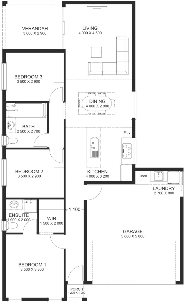 Mojo Floor Plan
