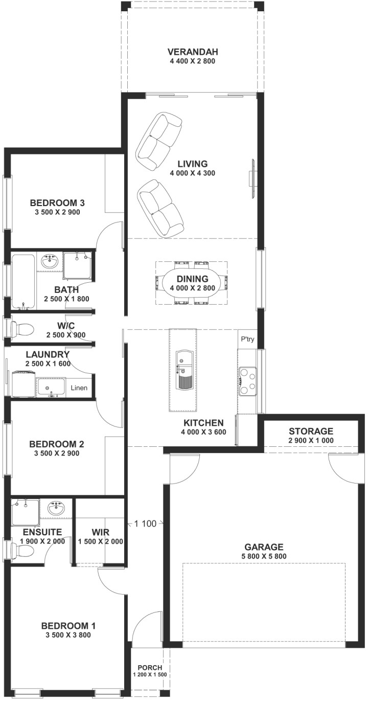 Mojo Floor Plan
