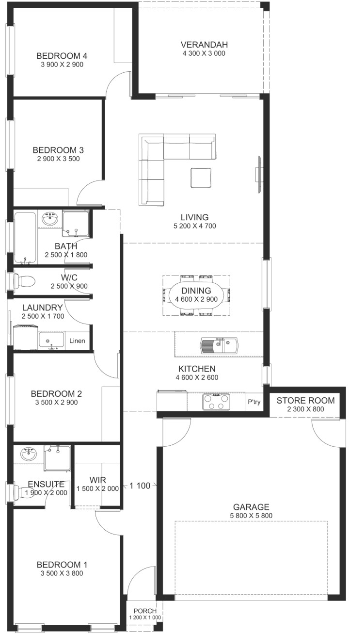Mojo Floor Plan