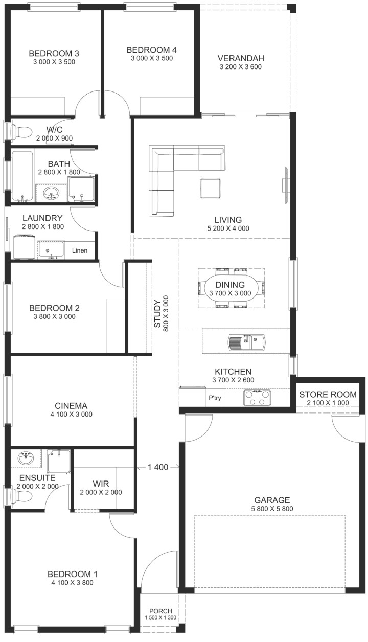 Mojo Floor Plan
