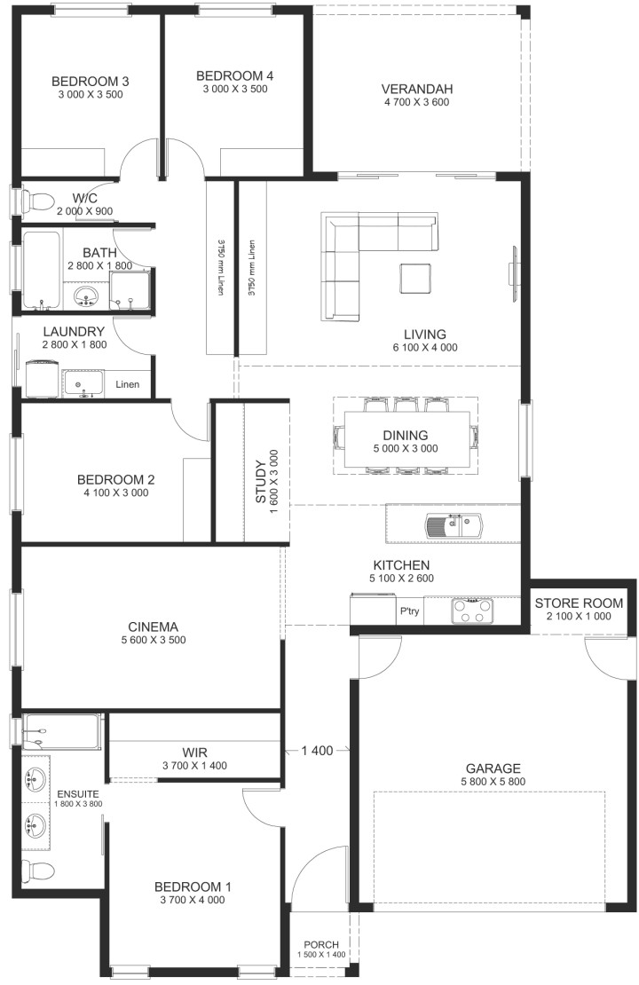 Mojo Floor Plan